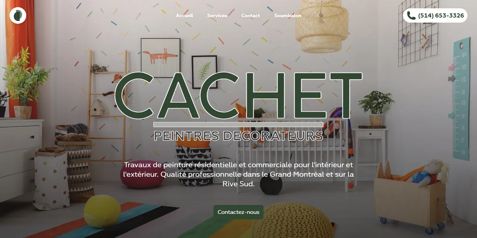 Cachet Peintres Décorateurs — Avant (Site de peintres décorateurs)